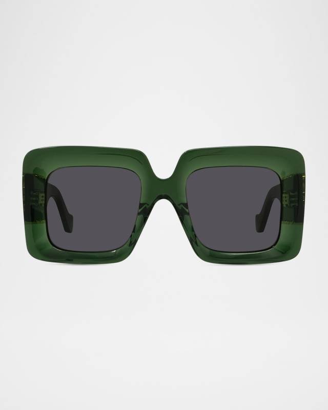 Anagram Oversized Square Acetate Sunglasses